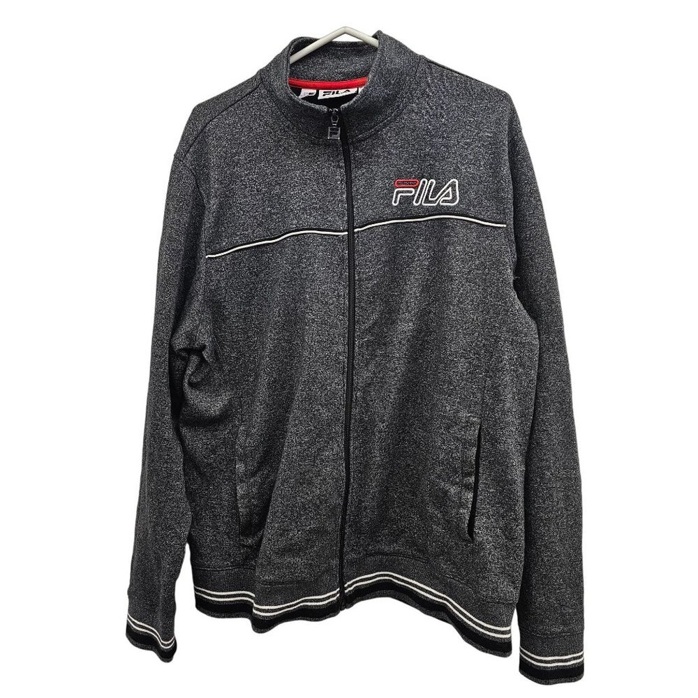 FILA Trustworthy Jacket Full Zip Front Closure Sweater with Men's Size …